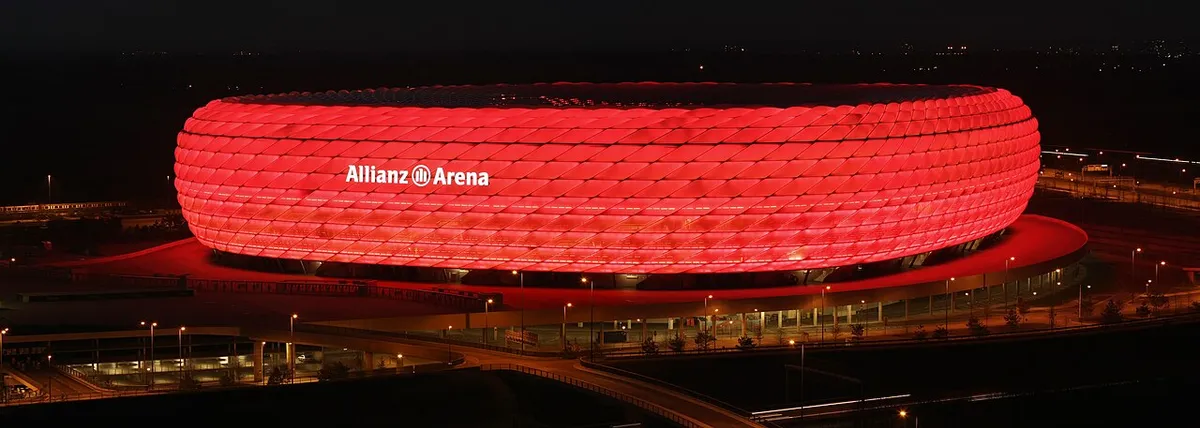 Allianz Arena at night