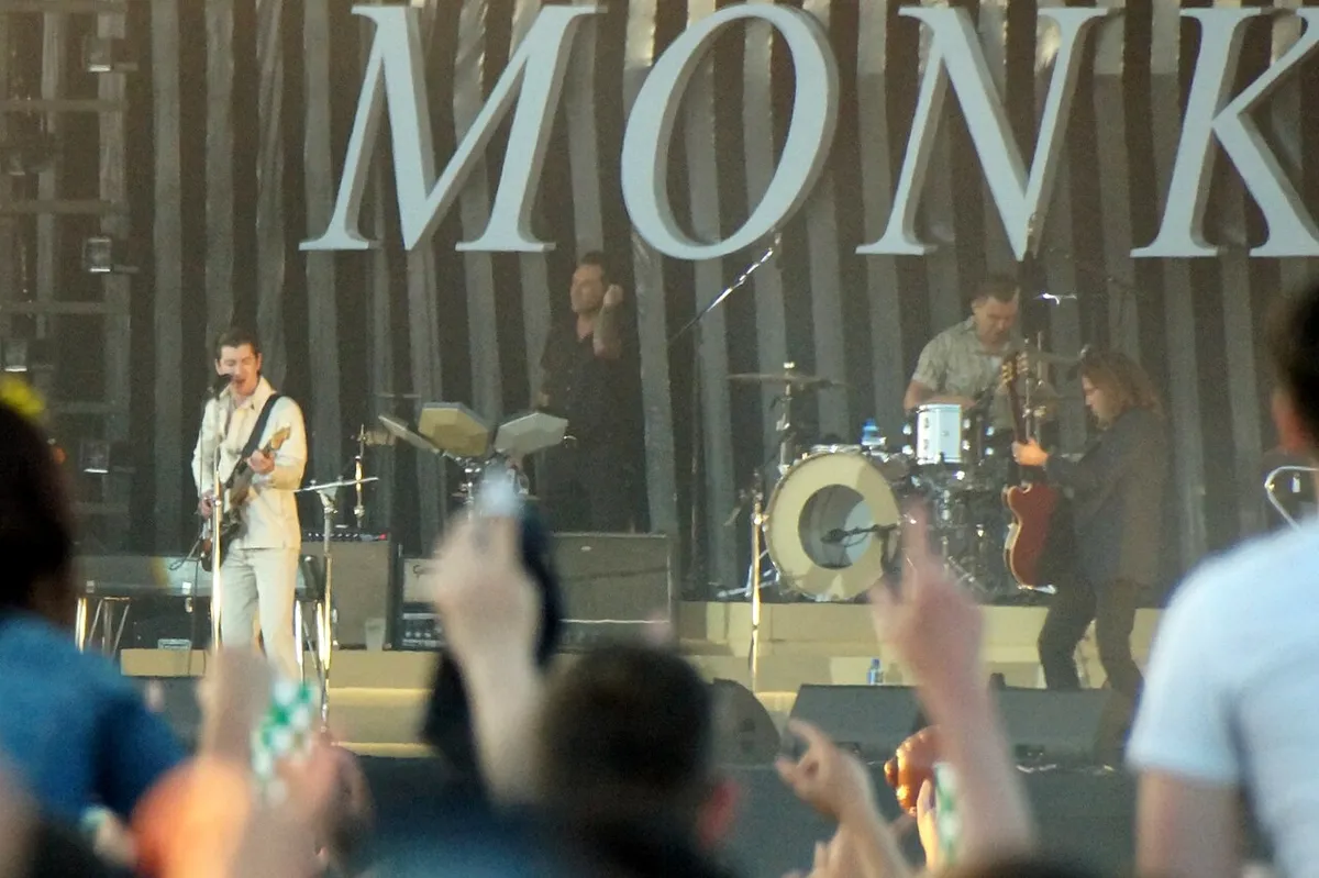 Arctic Monkeys performing live