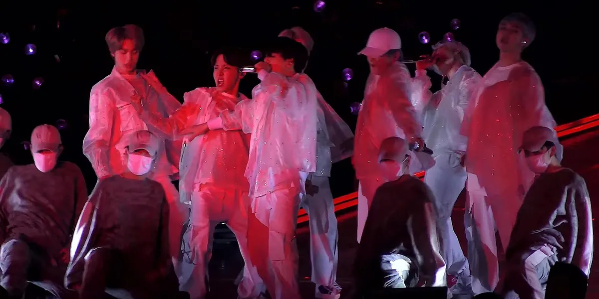 BTS performing live