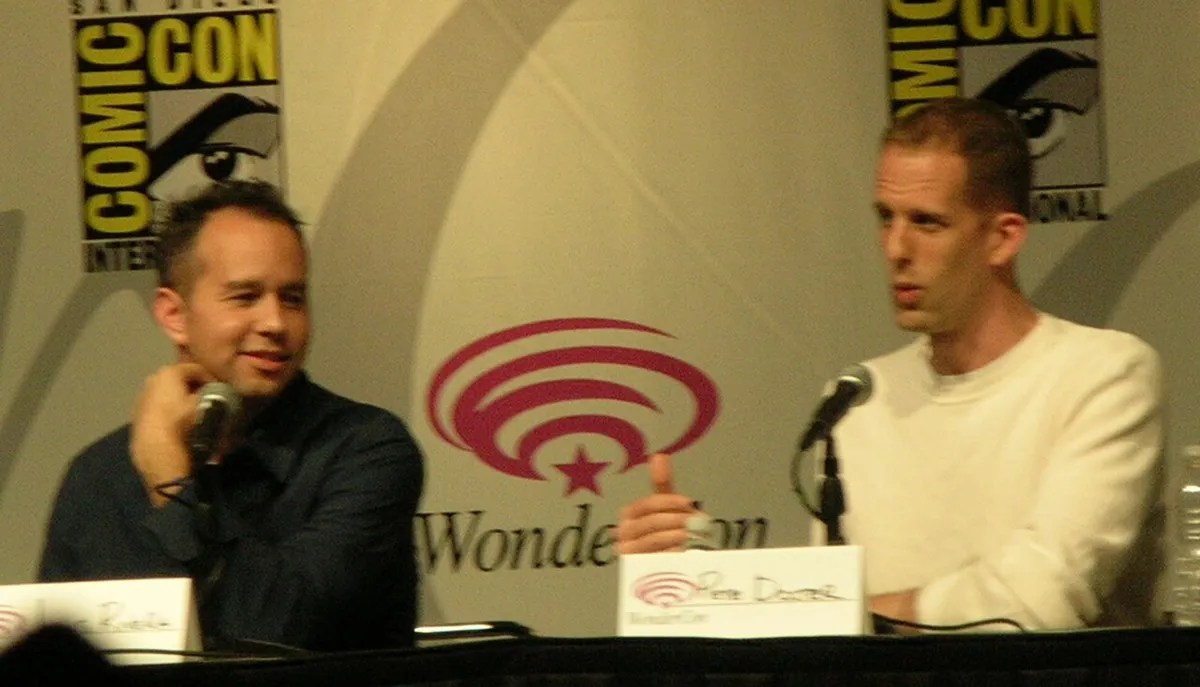 Jonas Rivera and Pete Docter