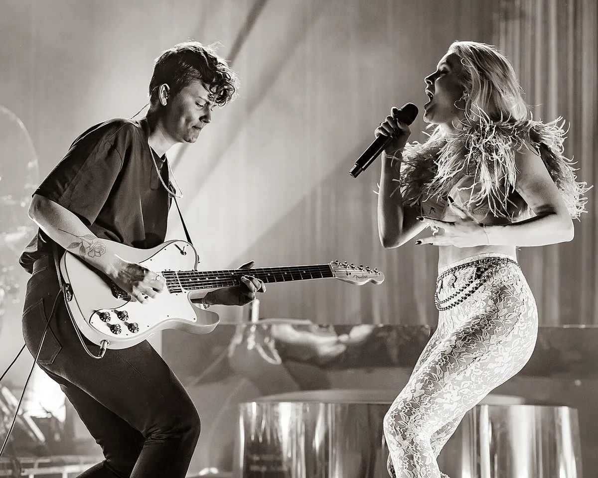 Zara Larsson performing live