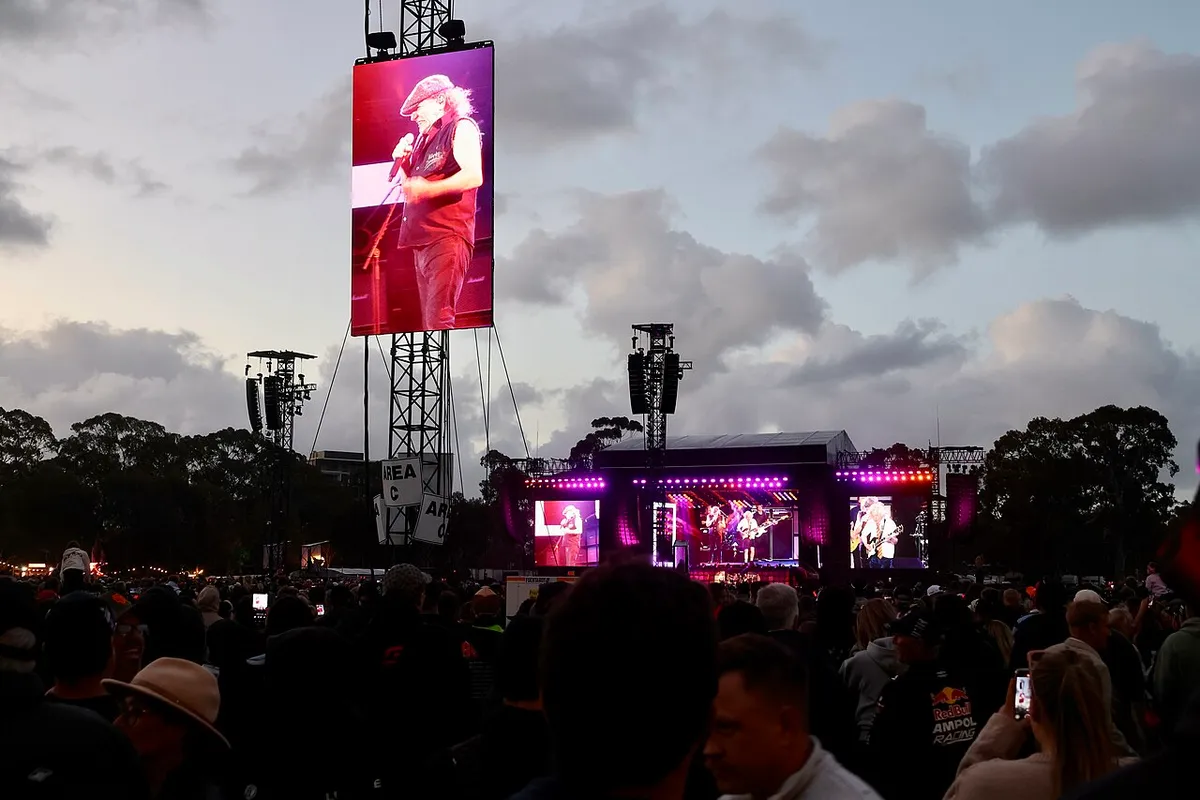 AC DC performing live