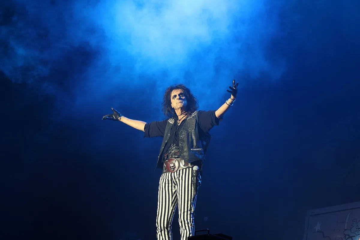 Alice Cooper performing live