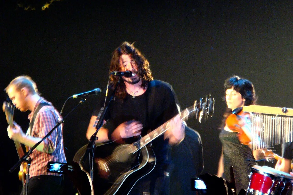 Foo Fighters performing live
