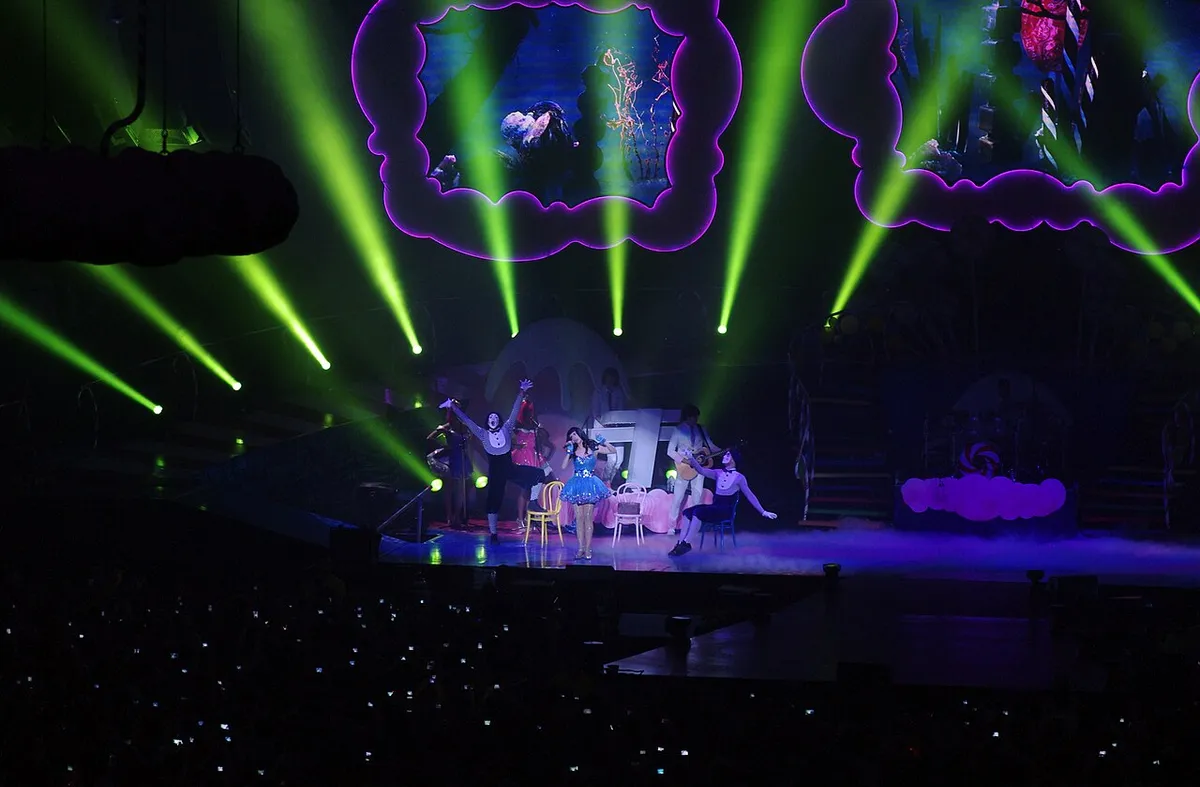 Katy Perry performing live