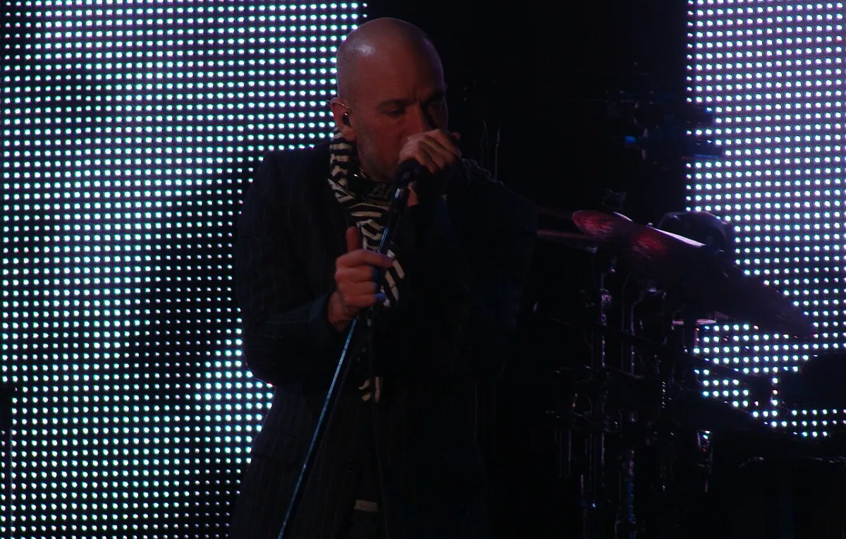 Michael Stipe with R.E.M