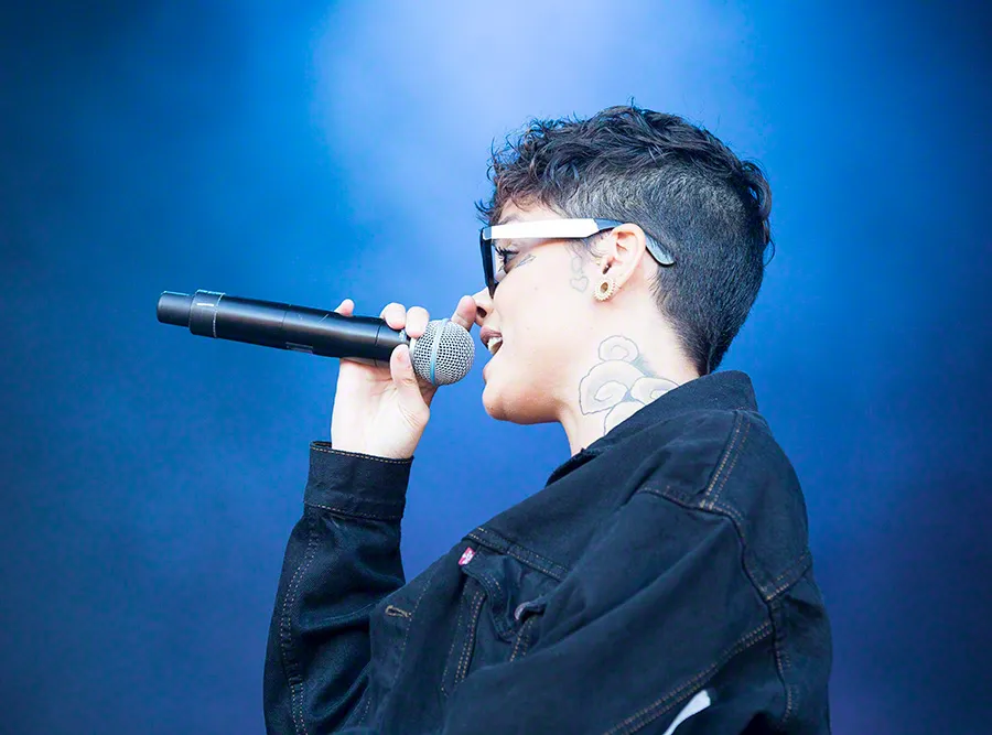 Kehlani performing live