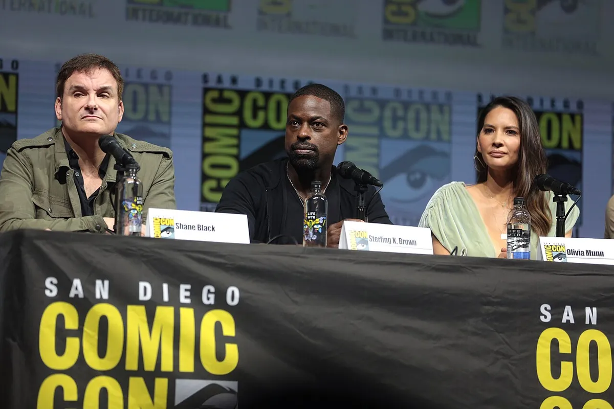 Shane Black Sterling K Brown Olivia Munn