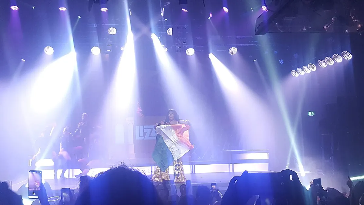 Lizzo performing live