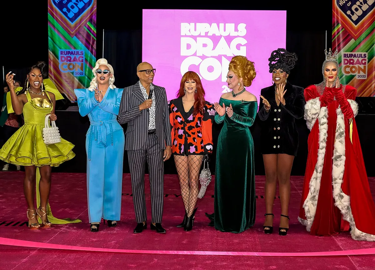 RuPaul with All Stars 7 Contestants at LA DragCon
