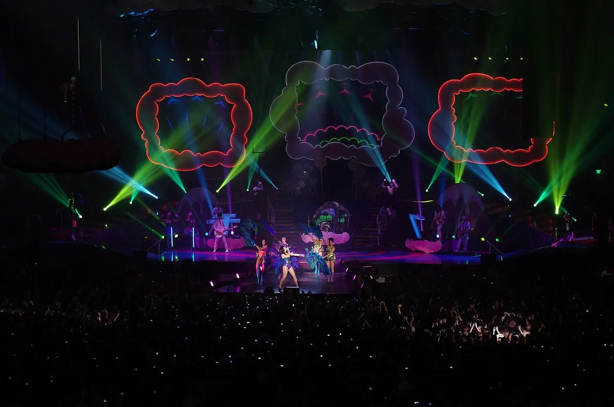 Katy Perry performing live