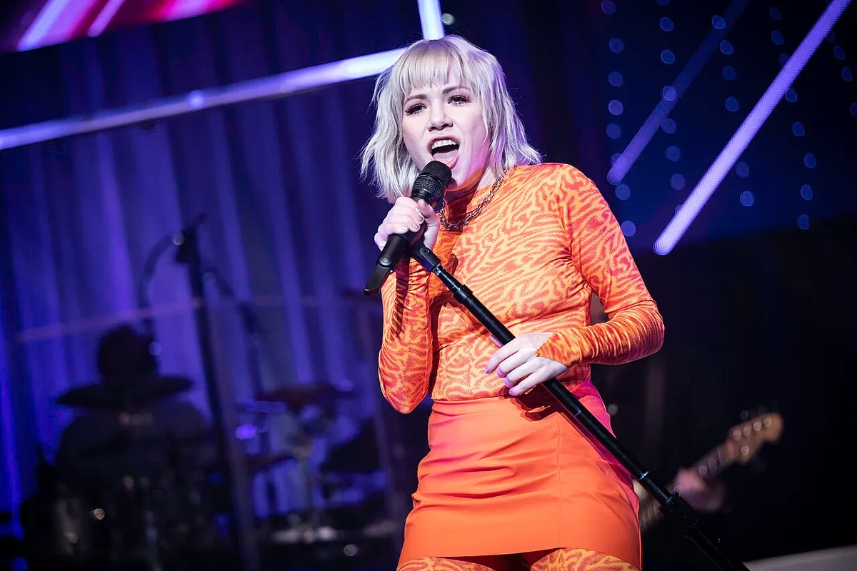 Carly Rae Jepsen performing live
