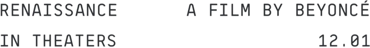 Beyoncé Film Logo