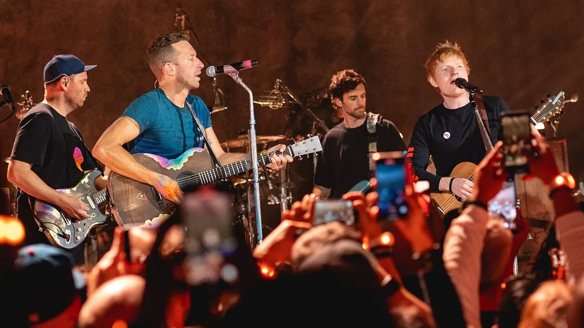 Coldplay and Ed Sheeran