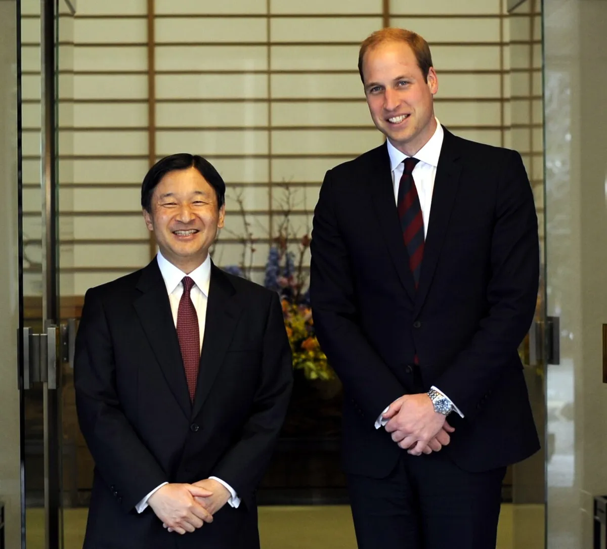 Crown Prince Naruhito and Prince William